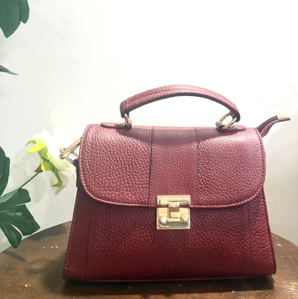 Stravia Noir Élan - - Luxe Satchel Bag